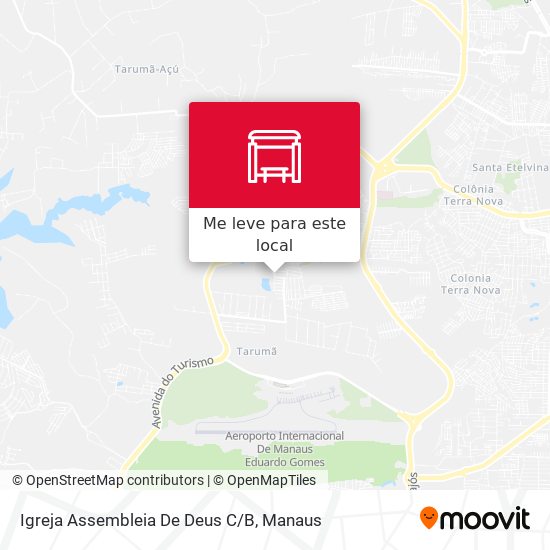 Igreja Assembleia De Deus C/B mapa