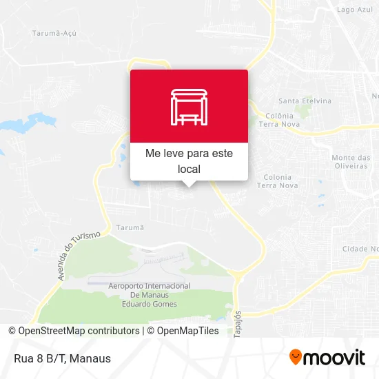 Rua 8 B/T mapa