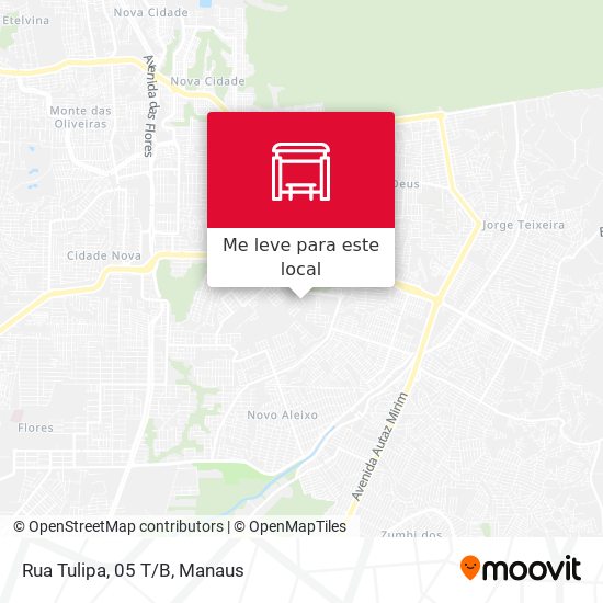 Rua Tulipa, 05 T/B mapa