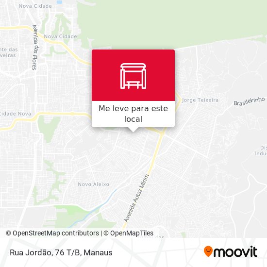 Rua Jordão, 76 T/B mapa