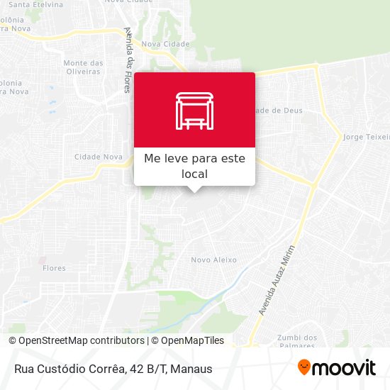 Rua Custódio Corrêa, 42 B/T mapa