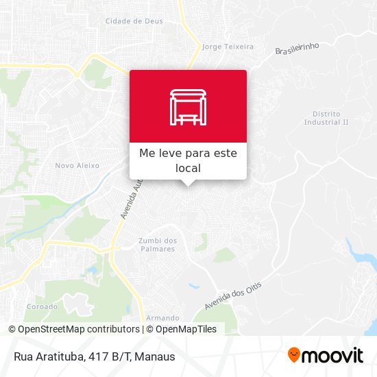 Rua Aratituba, 417 B/T mapa