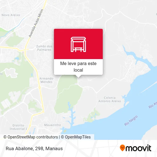 Rua Abalone, 298 mapa