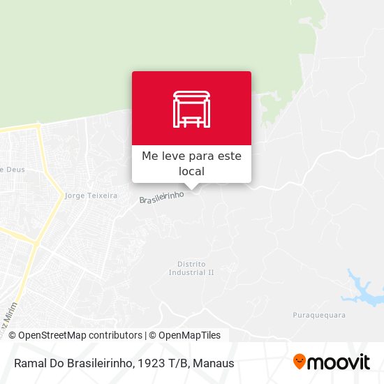 Ramal Do Brasileirinho, 1923 T / B mapa