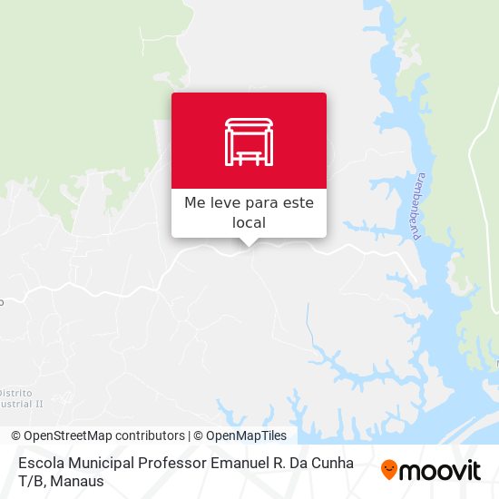 Escola Municipal Professor Emanuel R. Da Cunha T / B mapa