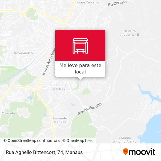 Rua Agnello Bittencort, 74 mapa