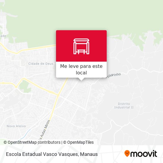 Escola Estadual Vasco Vasques mapa