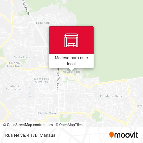 Rua Neiva, 4 T/B mapa