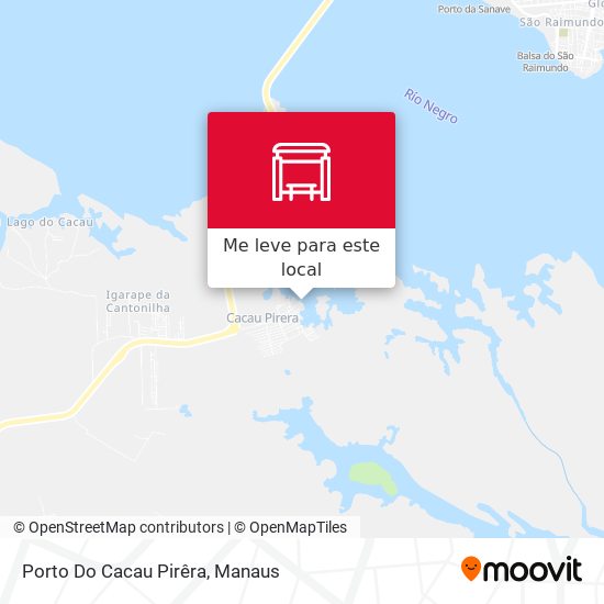 Porto Do Cacau Pirêra mapa