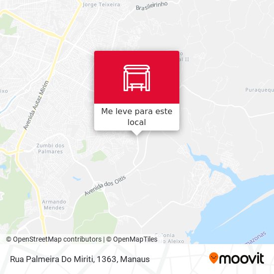 Rua Palmeira Do Miriti, 1363 mapa