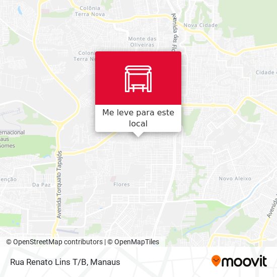 Rua Renato Lins T/B mapa