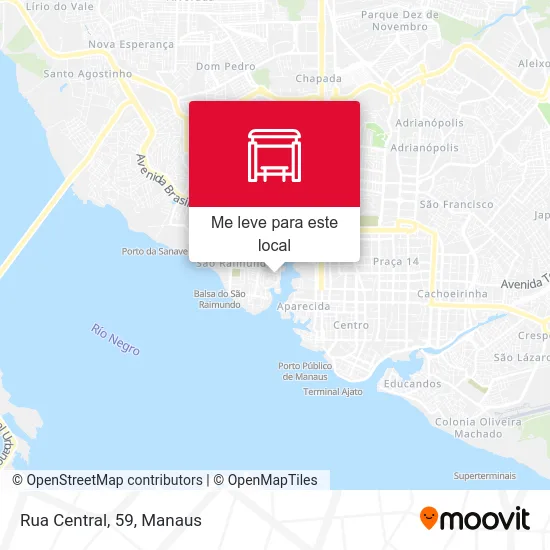 Rua Central, 59 mapa