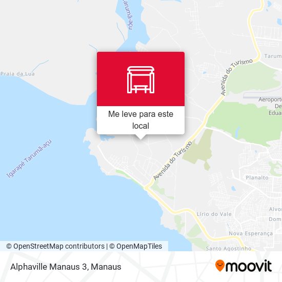 Alphaville Manaus 3 mapa