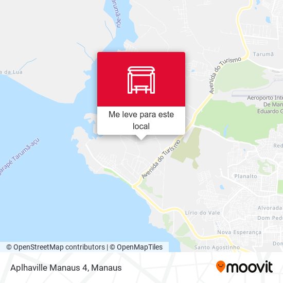 Aplhaville Manaus 4 mapa