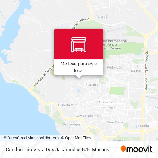Condomínio Vista Dos Jacarandás B / E mapa