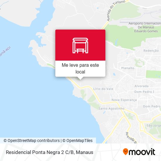 Residencial Ponta Negra 2 C/B mapa