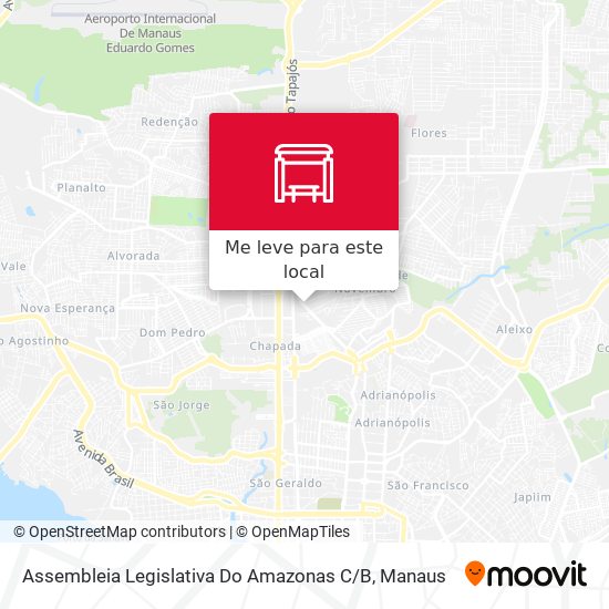 Assembleia Legislativa Do Amazonas C / B mapa