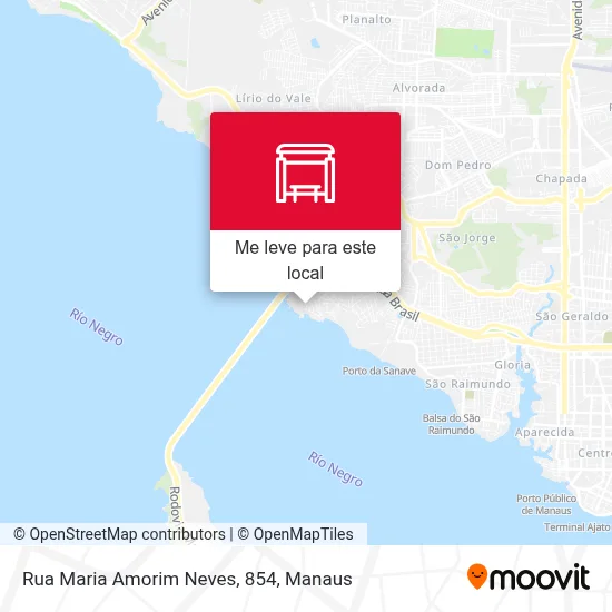 Rua Maria Amorim Neves, 854 mapa