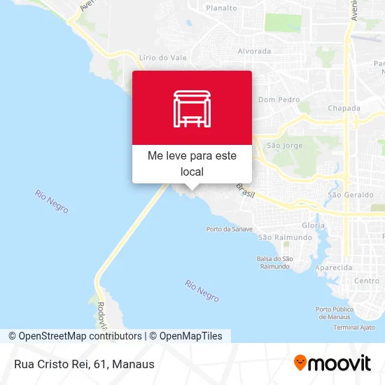 Rua Cristo Rei, 61 mapa