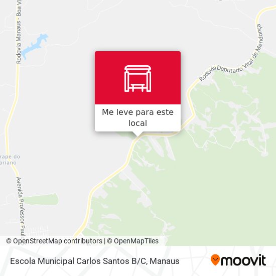 Escola Municipal Carlos Santos B / C mapa