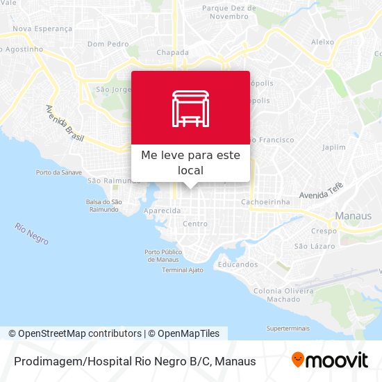 Prodimagem / Hospital Rio Negro B / C mapa