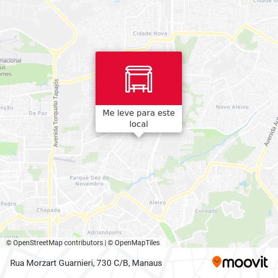 Rua Morzart Guarnieri, 730 C/B mapa