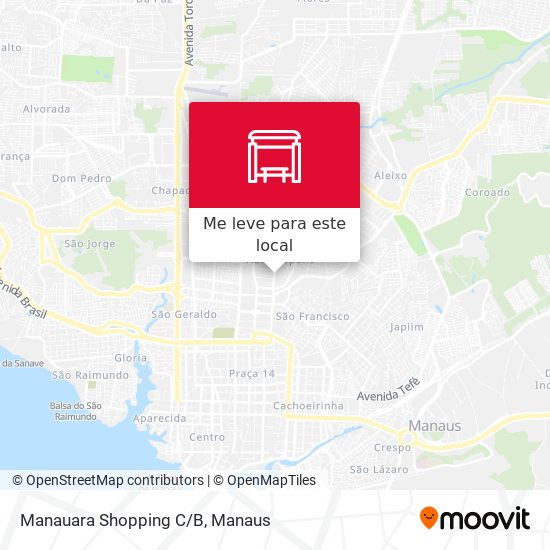 Manauara Shopping C/B mapa