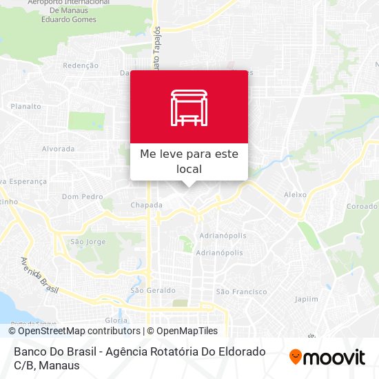 Banco Do Brasil - Agência Rotatória Do Eldorado C / B mapa