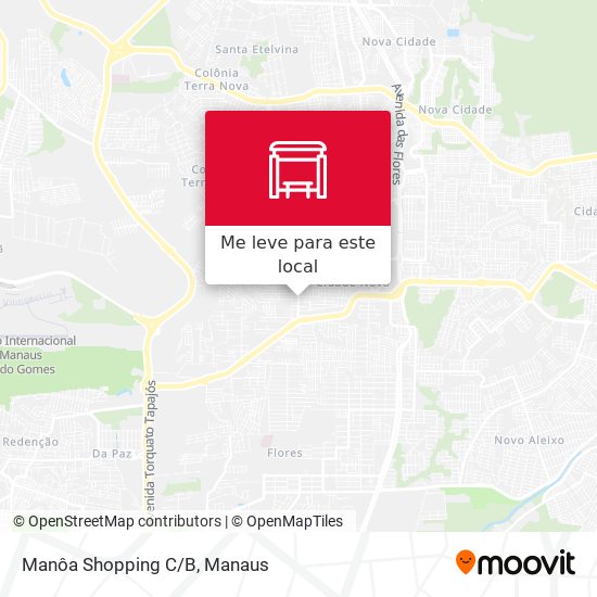 Manôa Shopping C/B mapa