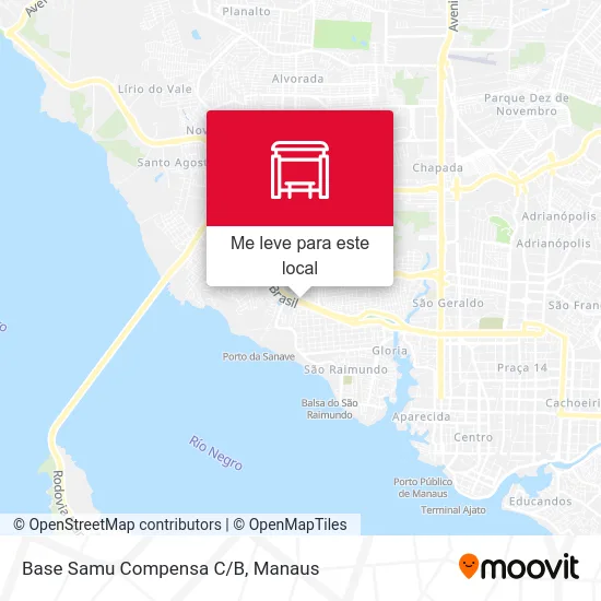 Base Samu Compensa C/B mapa