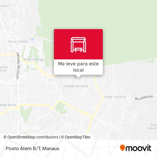Posto Atem B/T mapa