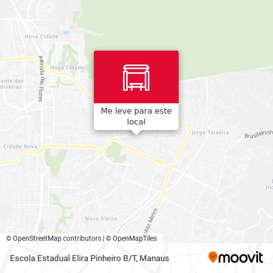 Escola Estadual Elira Pinheiro B / T mapa