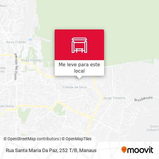 Rua Santa Maria Da Paz, 252 T / B mapa