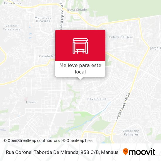 Rua Coronel Taborda De Miranda, 958 C / B mapa