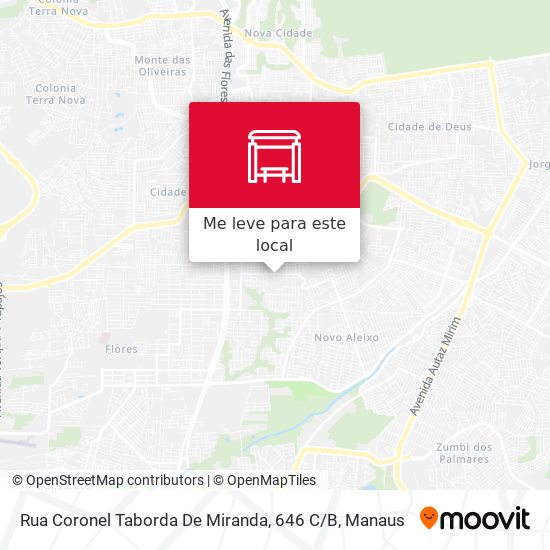 Rua Coronel Taborda De Miranda, 646 C / B mapa