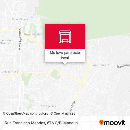 Rua Francisca Mendes, 676 C/B mapa