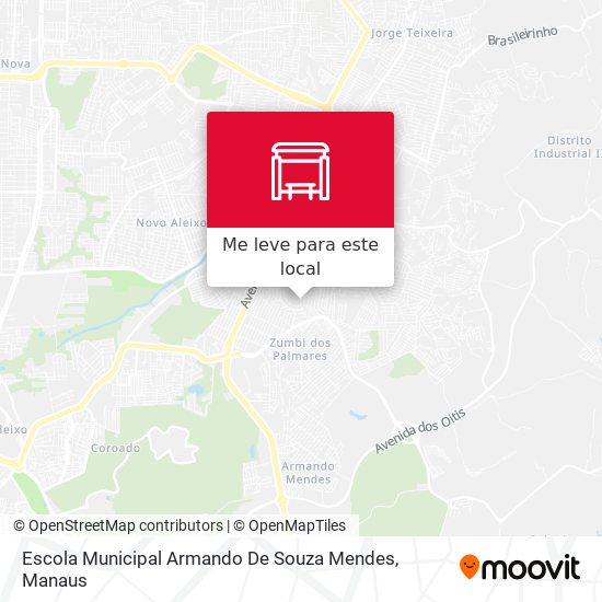 Escola Municipal Armando De Souza Mendes mapa