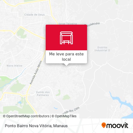 Ponto Bairro Nova Vitória mapa