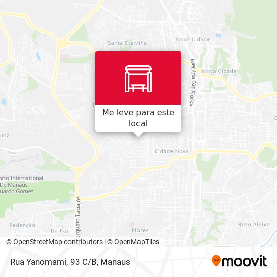 Rua Yanomami, 93 C/B mapa
