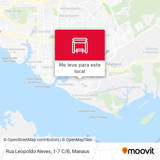 Rua Leopoldo Neves, 1-7 C/B mapa