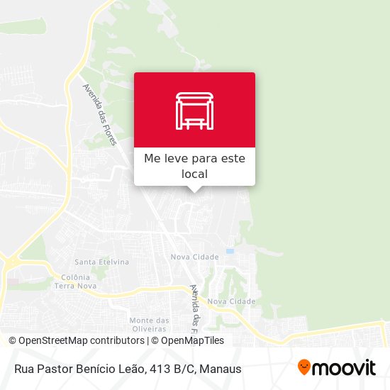 Rua Pastor Benício Leão, 413 B / C mapa