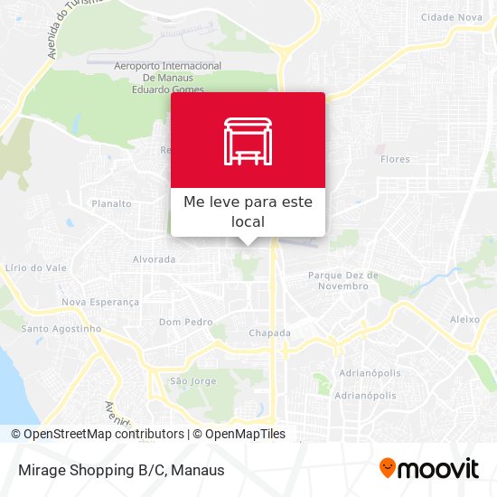 Mirage Shopping B/C mapa