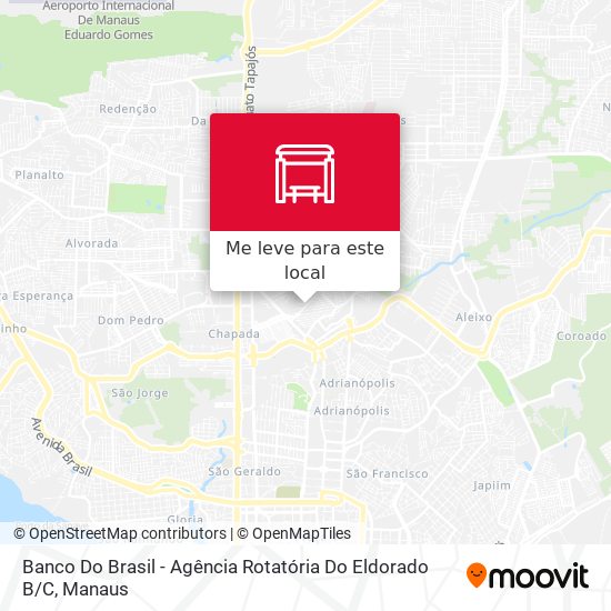 Banco Do Brasil - Agência Rotatória Do Eldorado B / C mapa