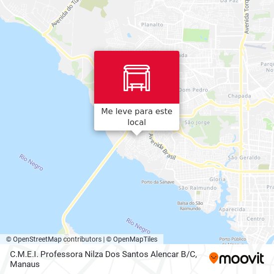 C.M.E.I. Professora Nilza Dos Santos Alencar B / C mapa
