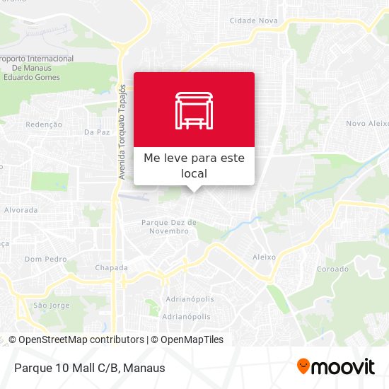 Parque 10 Mall C/B mapa
