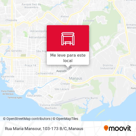 Rua Maria Mansour, 103-173 B/C mapa