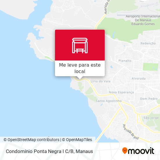 Condomínio Ponta Negra I C/B mapa