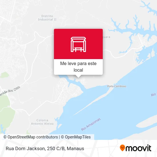 Rua Dom Jackson, 250 C/B mapa