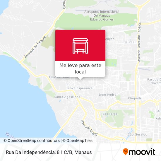 Rua Da Independência, 81 C/B mapa