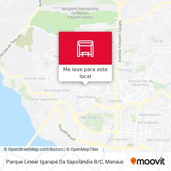 Parque Linear Igarapé Da Sapolândia B / C mapa